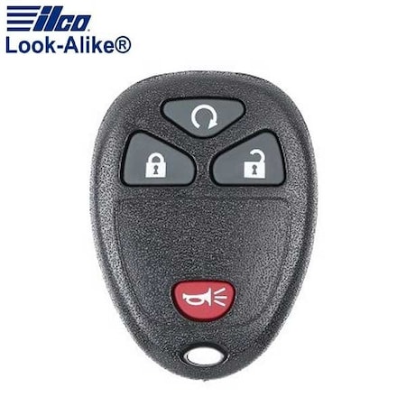Ilco LAL RKE-GM-4B3 GENERAL MOTORS 4 BUTTON REMOTE KEYLESS ENTRY ILCO-AX00011630